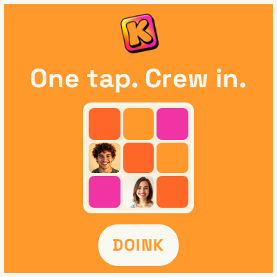 Small Square — Tap in — dark
