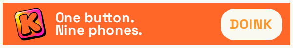 Mobile Banner — Doink it — dark